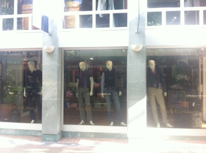 Polo by Ralph Lauren store in the Punda district, Willemstad.