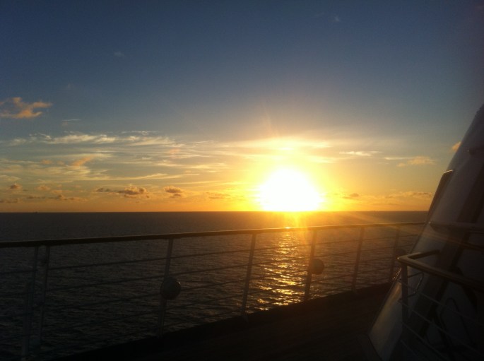 View from the NCL Sun on 19 November 2012 off the Curacao coast.