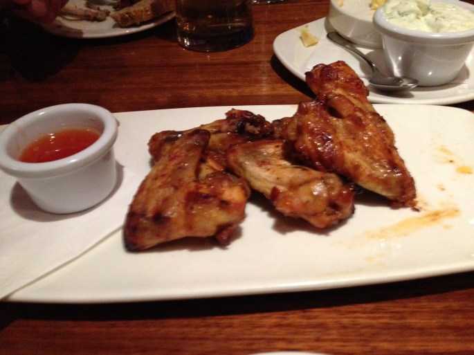 The wings at the Dublin Airport Hilton