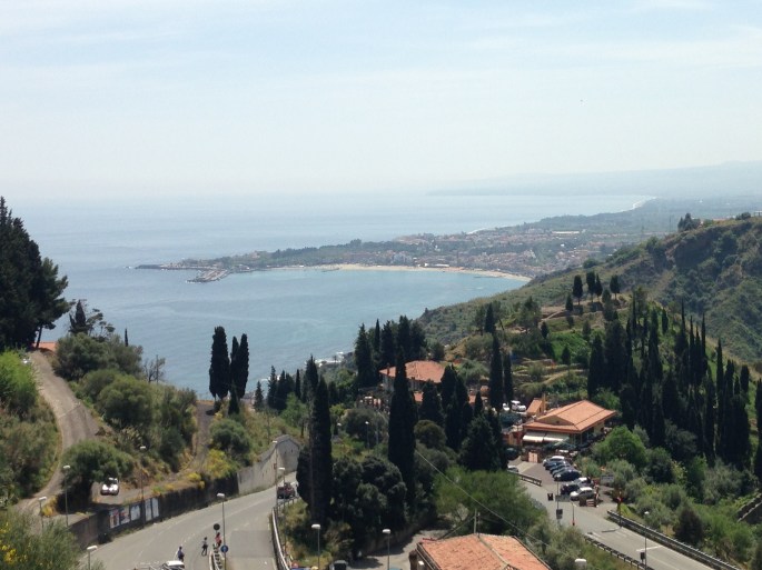 Incredible views from Taormina.