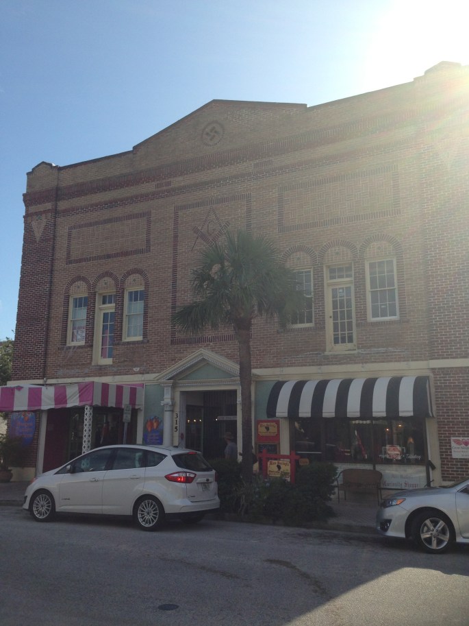 A former Masonic Lodge in downtown Cocoa, Florida.