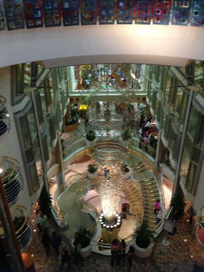 The Royal Promenade during the daytime is where so much is located and is fun to stroll down.