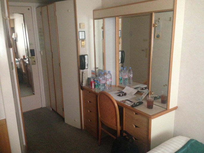 Porthole stateroom on Royal Caribbean Majesty of the Seas.