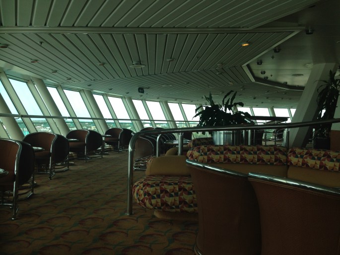 Viking Crown Lounge onboard the Royal Caribbean Majesty of the Seas.