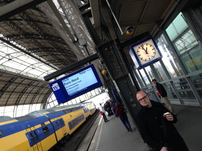 Amsterdam Central is where we picked up the Thalys train to Paris Gare du Nord.