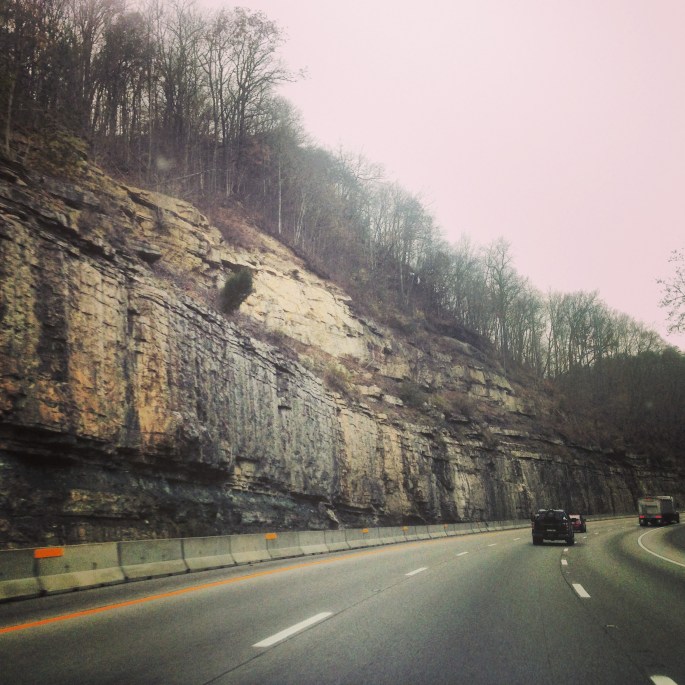 The drive just outside of Chattanooga, Tennessee.