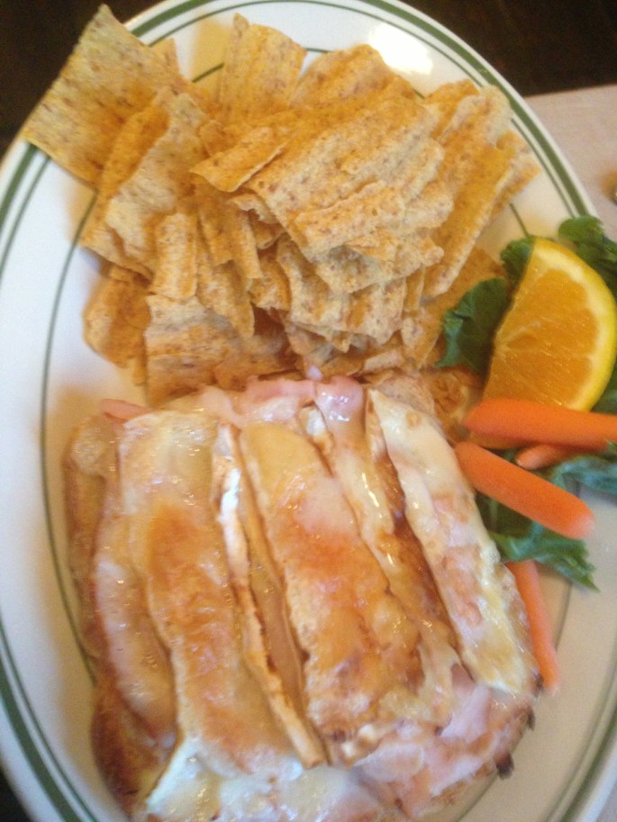 The food at Cafe Kopi was exceptionally good and the turkey and Brie open faced sandwich really stood out at this Champaign, Illinois cafe.