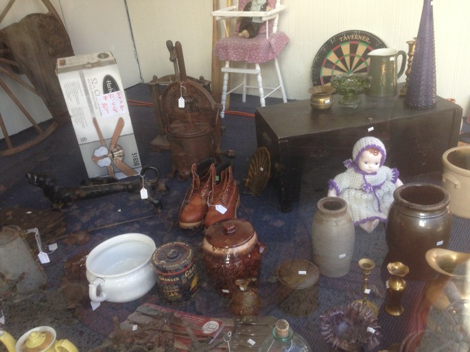 This is the window display of a downtown Martinsburg, West Virginia pawn shop that was really excellent.