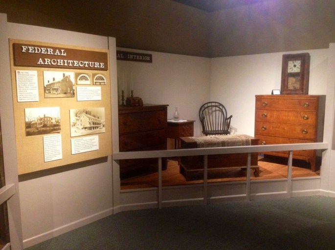 A museum exhibit at the Visitors Center, Jonesborough, Tennessee.