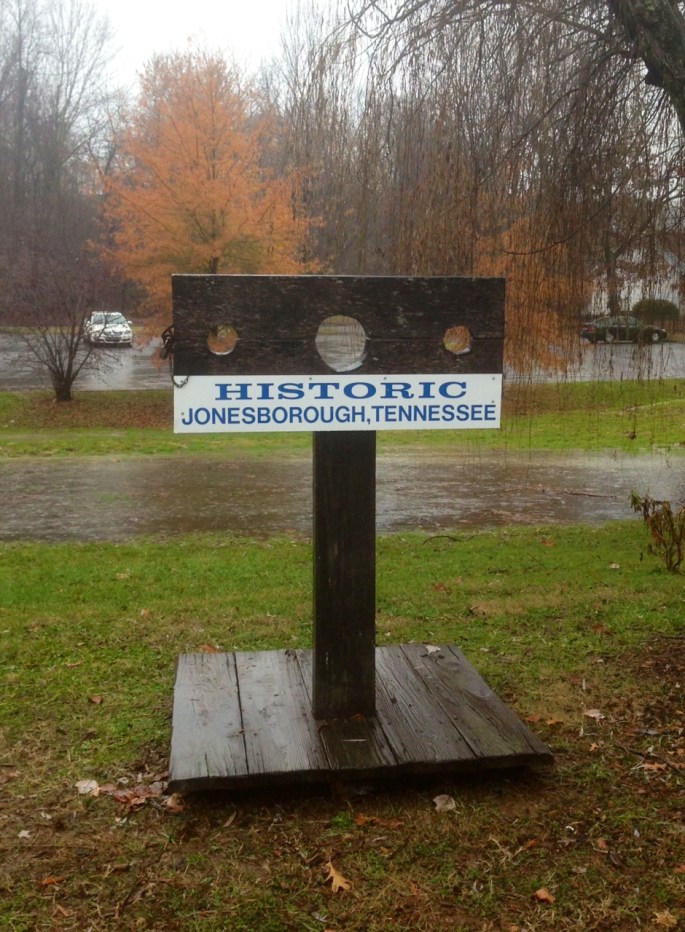 A photo opp located on the grounds of the Visitors Center, Jonesborough, Tennessee.