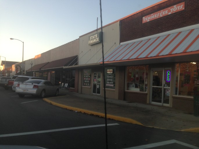 Hohenwald, Tennessee's downtown.