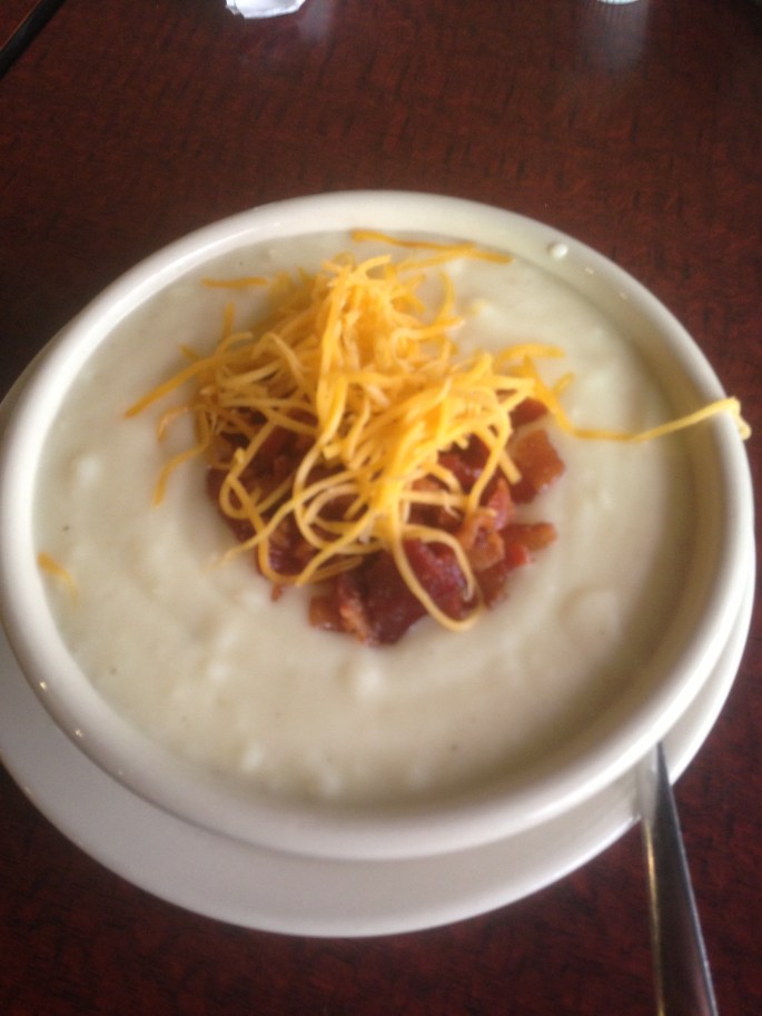 The potato soup at the Brick House Grille in downtown Hot Springs, Arkansas came highly recommended and after tasting it, it is easy to understand why.