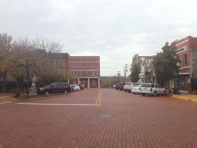 The wide brick streets surrounding the square in historic Nacogdoches, Texas also feature shops worth spending time in.