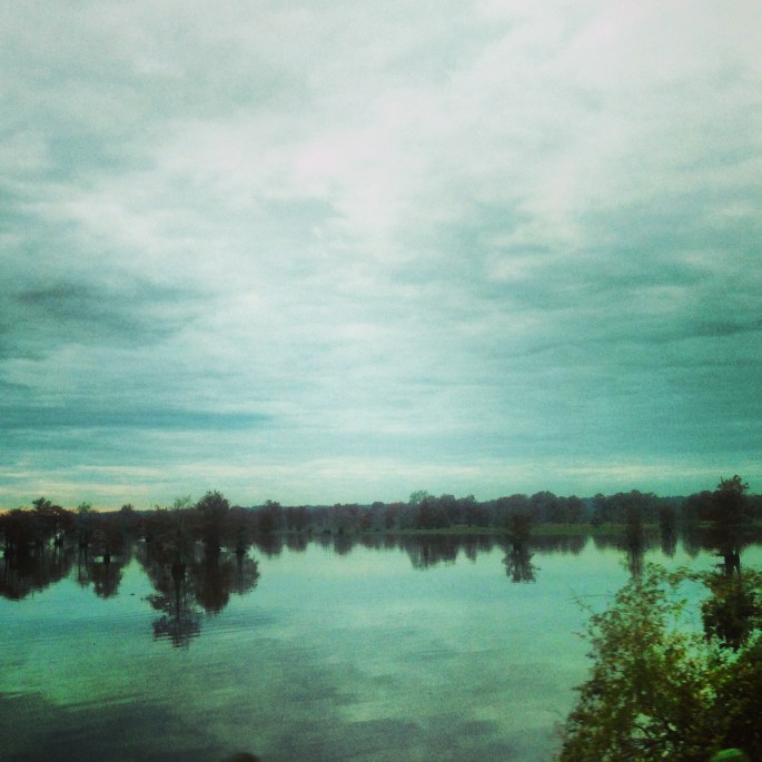 The scenery along US 190 in East Texas is stunning near Jasper, Texas.
