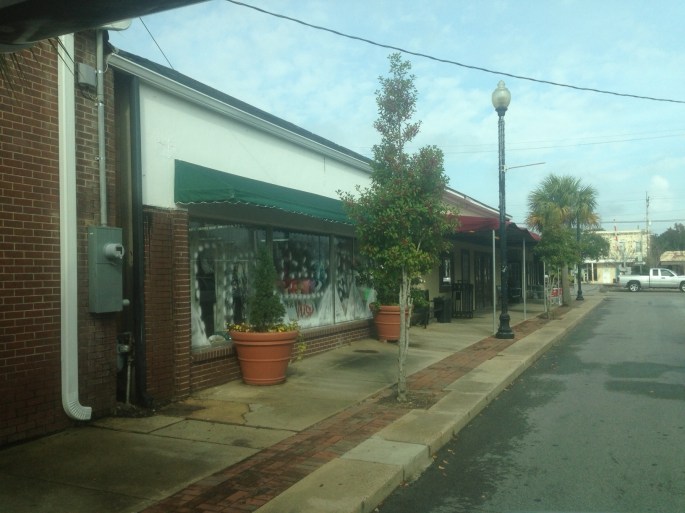 Downtown Pascagoula, Mississippi.