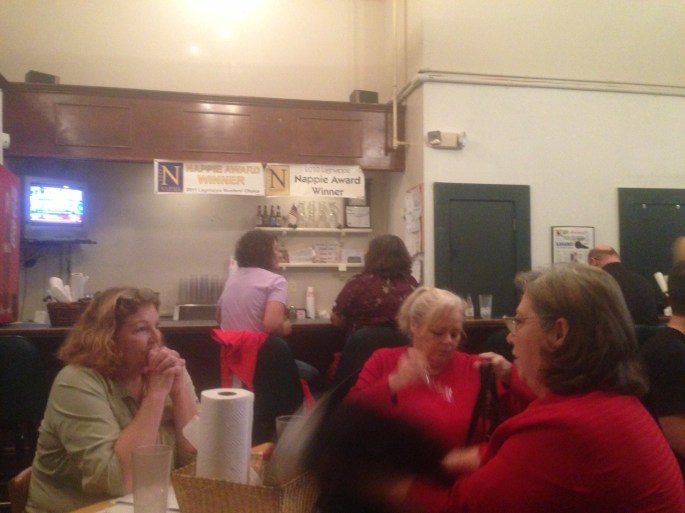 The inside of Mama's on Dauphin is nothing special. Paper towel rolls on table tops and counter service along the one wall. The food is what people are here for.