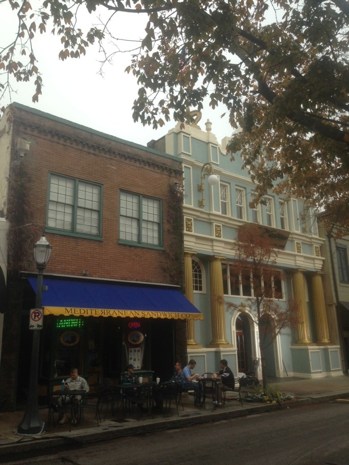 There were other cafes in downtown Mobile, Alabama and this one near Mama's on Dauphin would have been a good alternative had we not found Mama's first.