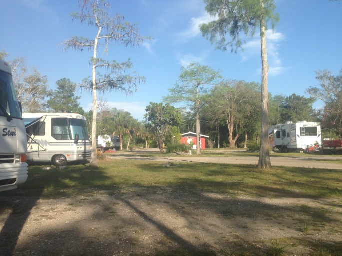Nestled in the Everglades is this fairly rustic campground in the town of Ochopee, Florida.