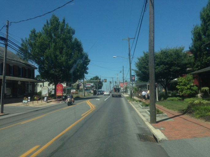 Intercourse is a village that is easily done on foot or bicycle.