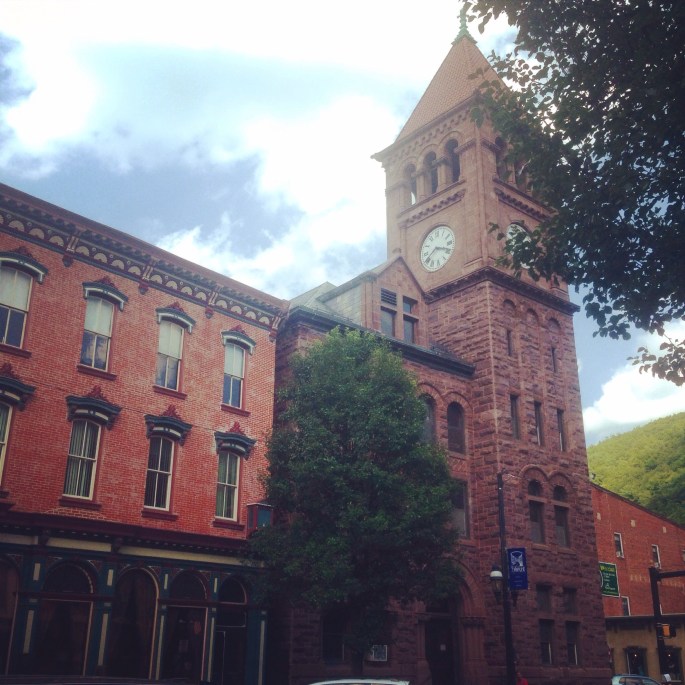One thing about Jim Thorpe is you have to look up, down, around and over to really find all the beauty, history and architecture in the town.