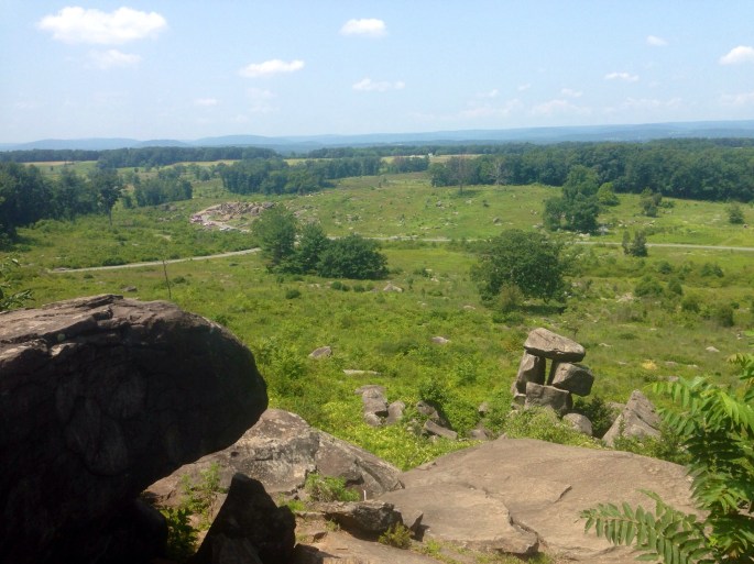 Some of the views are terrific when on the battlefield tours in Gettysburg.