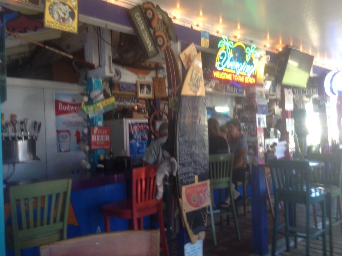 Little Margie's FA Cafe was the perfect place to relax and eat right across from the beach in St. Augustine Beach.
